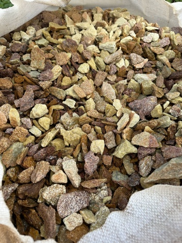 Златолит персиковый декоративная каменная крошка купить в Хабаровском крае