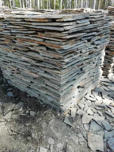 Плитняк златолит Уральский для цоколя, отмостки купить в Хабаровском крае