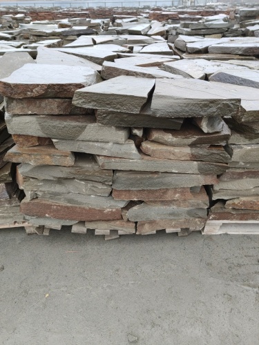 Плитняк песчаник серо-зелёный для мощения 60-65 мм купить в Хабаровском крае